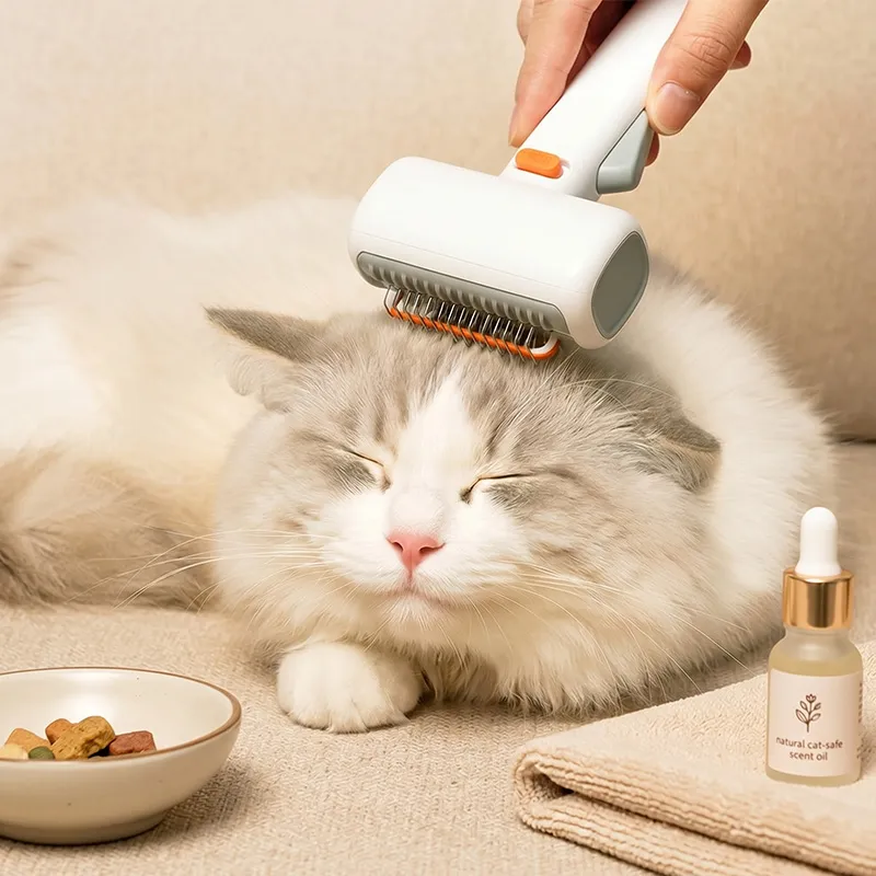 Petlori SilkyFur Pro grooming comb for dogs and cats